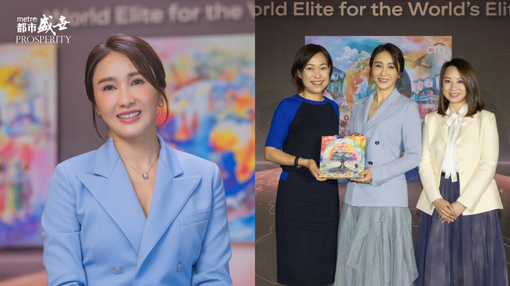 創作 AI 畫 分享人生體驗  黎姿重視下一代教育